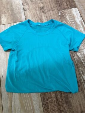 lululemon athletica Short Sleeve Crewneck Top - Aqua